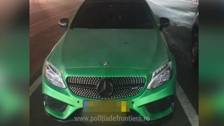 Mercedes de 50.000 de euro căutat în Belgia, găsit la Giurgiu